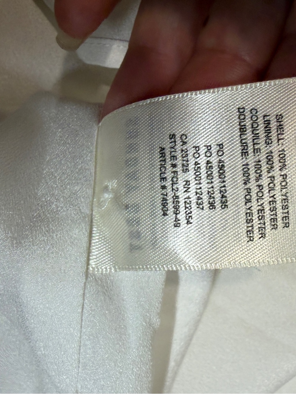 Aritzia Sunday Best Gold Foil Dot Mini Babydoll Dress Small V-Neck Boho Holiday - Picture 11 of 11